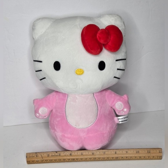 Sanrio Hello Kitty Pink Pajama Plush Kidrobot 13" Collectible Year Of The Rabbit - Picture 7 of 9